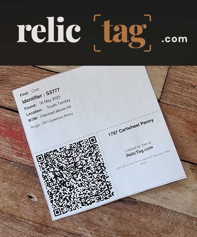 RelicTag QR label maker screenshot